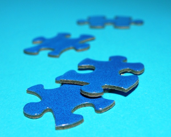 Puzzled in Blue