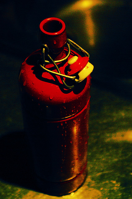 red bottle