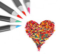 Heart full of colors