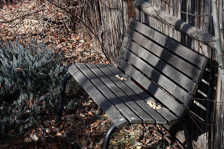 Neglected bench.