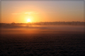 Morning Mist on fire