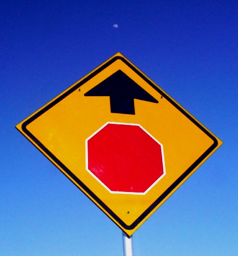 Stop! Moon Dead Ahead!
