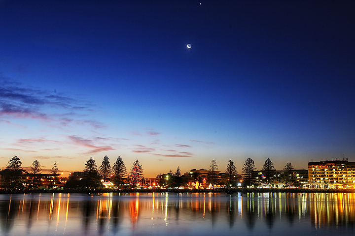 moon and star