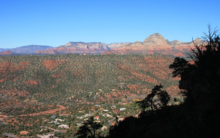 Sedona from the shadows