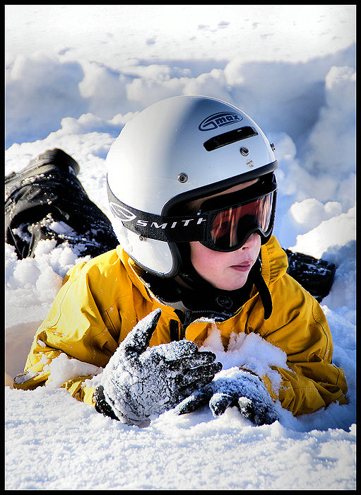 first taste of real snow