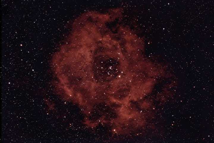 Rosette Nebula, a giant stellar nursery