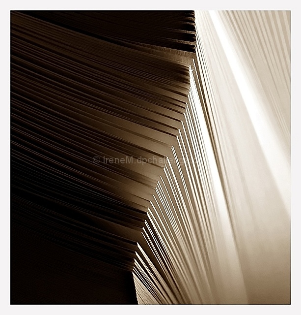 Shadows on pages