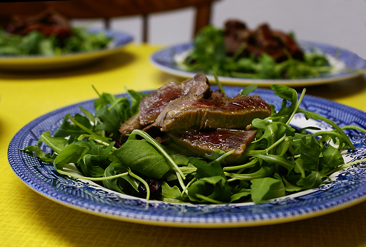 Teriyaki Beef with Green Salad