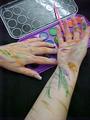 painted hands
