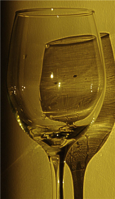 Through the looking wineglass