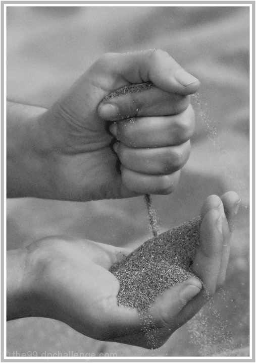 Love is like sand in our hands