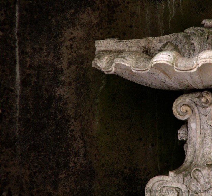 fountain in winter