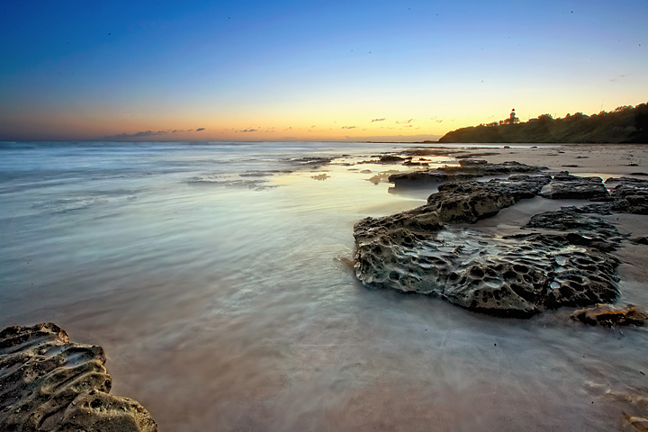 a receding tide reveals 