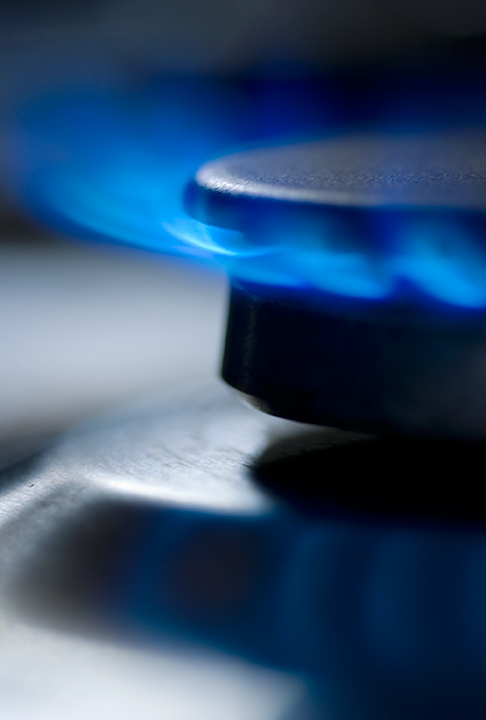 Cooker, blue flames, gas, gas hob, domestic kitchen, cooking