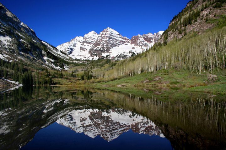 Maroon Bells Early Spring