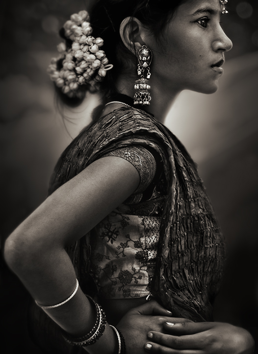 girl with sari