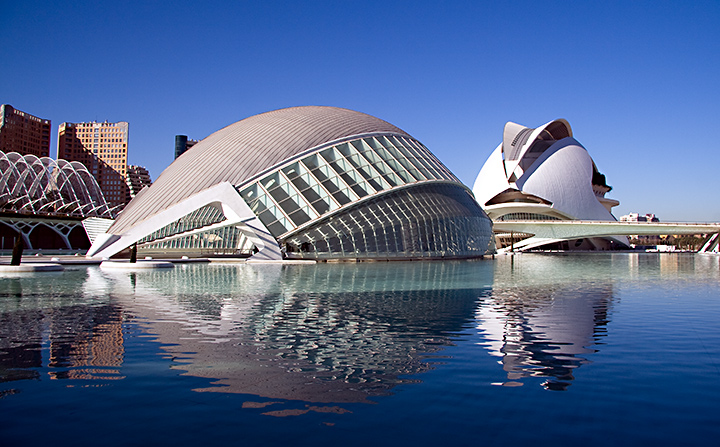 City of Arts and Sciences, Valencia, Spain.