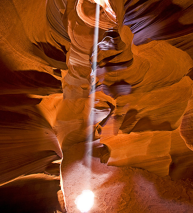 Antelope Canyon Sunbeam