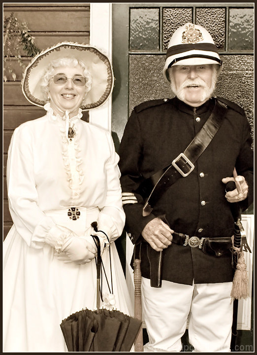 Sergeant Moore & His Wife, 1870
