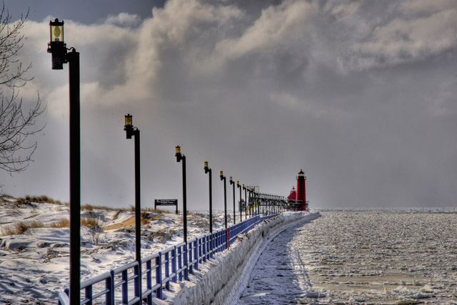 A Winter Lighthouse