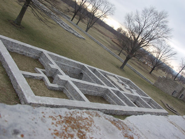 1750's French Military Barrack's foundation