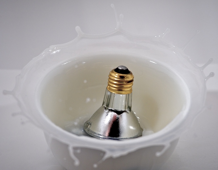 "Light" on White