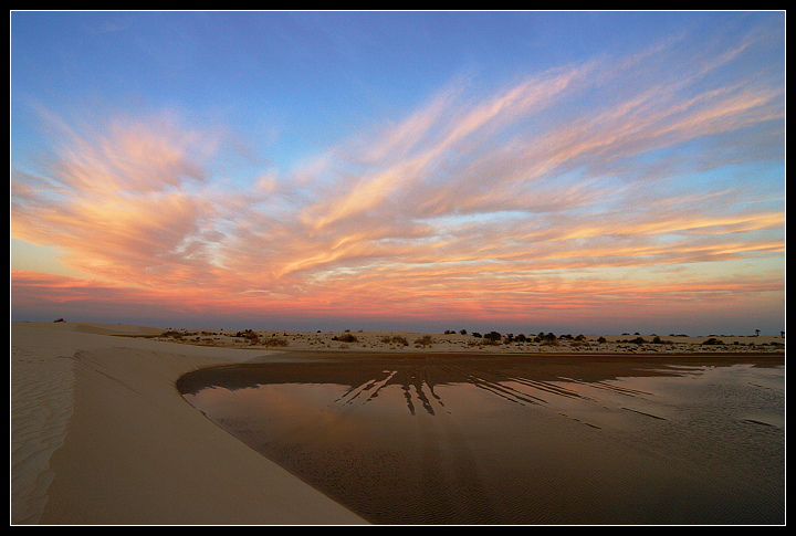 Desert sky water