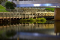 Bridge over water.