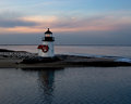 Nantucket's Brant Point at Sunset