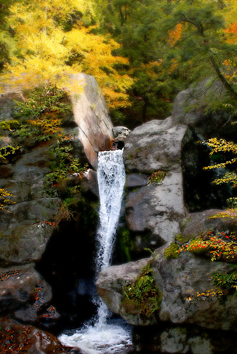 Kent Falls in Autumn