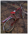 My Old Red Rollfast Bike