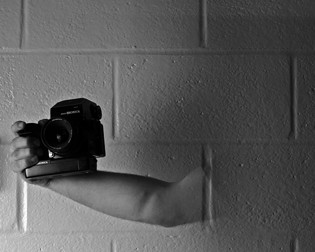 Oh!? thats where I left my arm! (film cameras are largely forgotten)