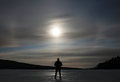 Moon over Moose Lake