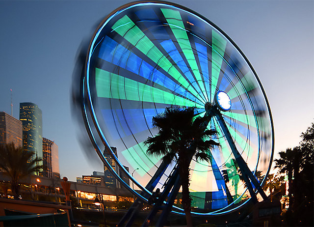 The Wheel at Dusk