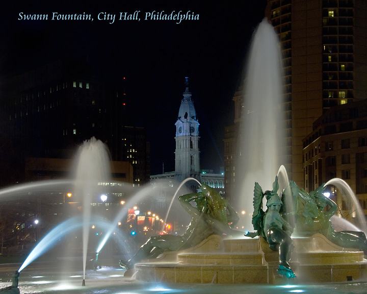 Swann Fountain, City Hall, Philadelphia