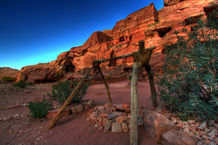 The last light over an old well