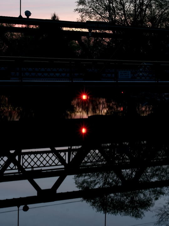 Red Light over the Canal