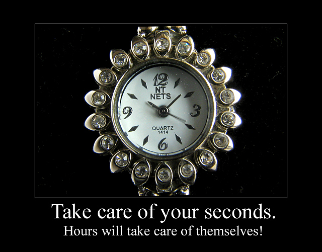 Take Care of your Seconds...