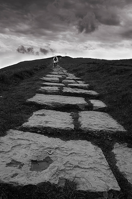 Nearing the summit of Mam Tor