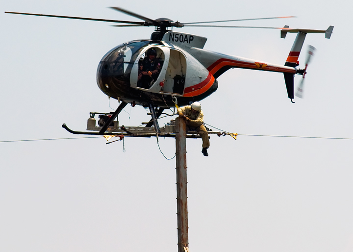 When a bucket truck just isn't tall enough...