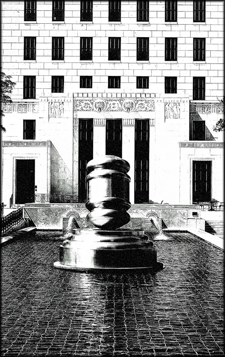 Supreme Gavel in Black & White