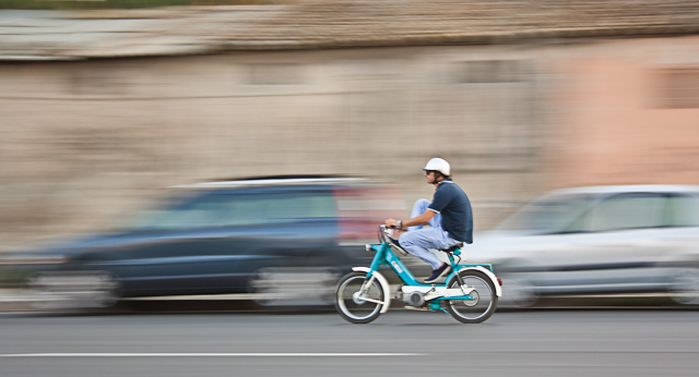 Lazy biker