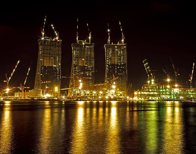 Singapore Casino - Marina Bay Sands under construction