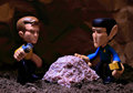 Great moments in Sci-Fi #21:  Mr Spock mind-melds with the Horta