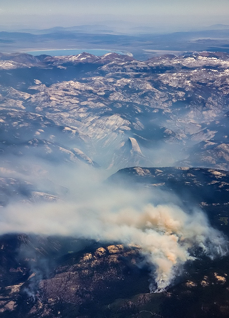 Forest Fire near Yosemite