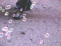 Bubble-coloured street