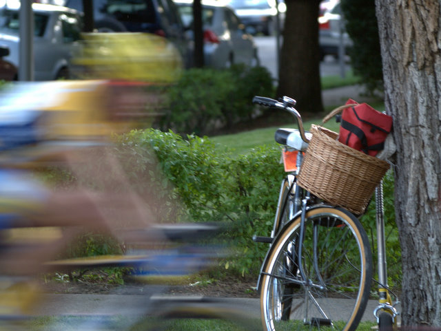 Passing Cyclist