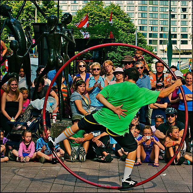For my next trick - no hands and no feet!
