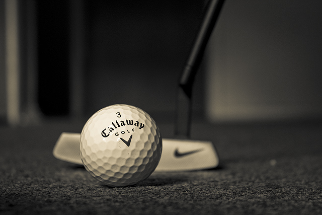 Callaway Golf Ball, Nike Putter