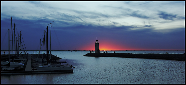 Lake Hefner at sunset....